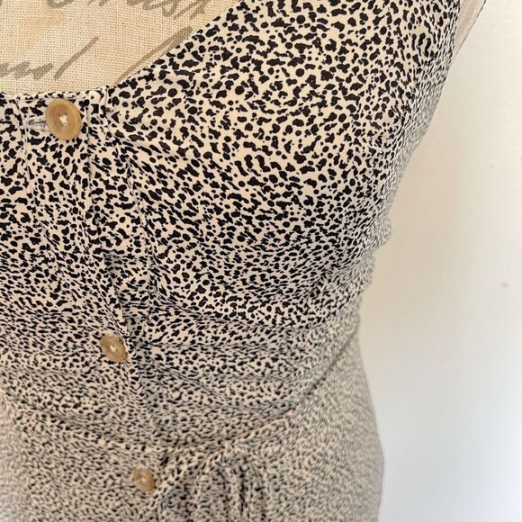 Sienna Sky Womens Dress Small Midi Leopard Animal Travel Mob Wife Bohemian Boho - Picture 7 of 13